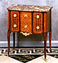 A Louis XVI parquetry commode
